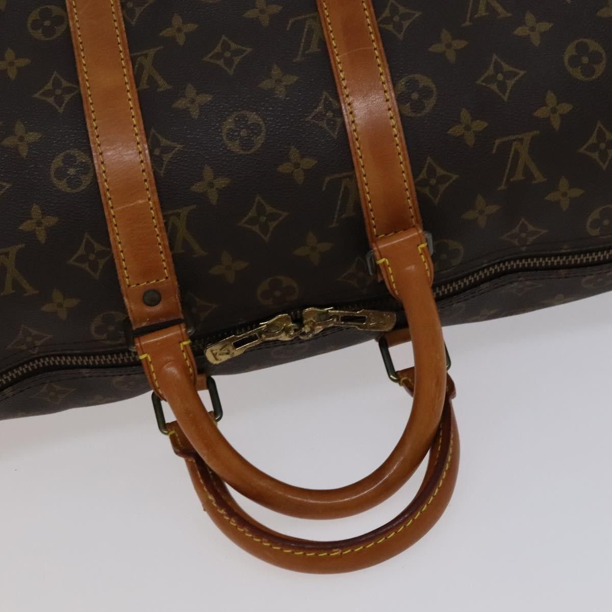 Louis Vuitton Keepall 45 Brown Canvas Travel Bag (Pre-Owned) Size ONE SIZE - 6 Thumbnail