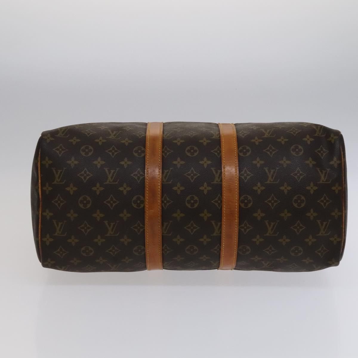 Louis Vuitton Keepall 45 Brown Canvas Travel Bag (Pre-Owned) Size ONE SIZE - 8 Thumbnail