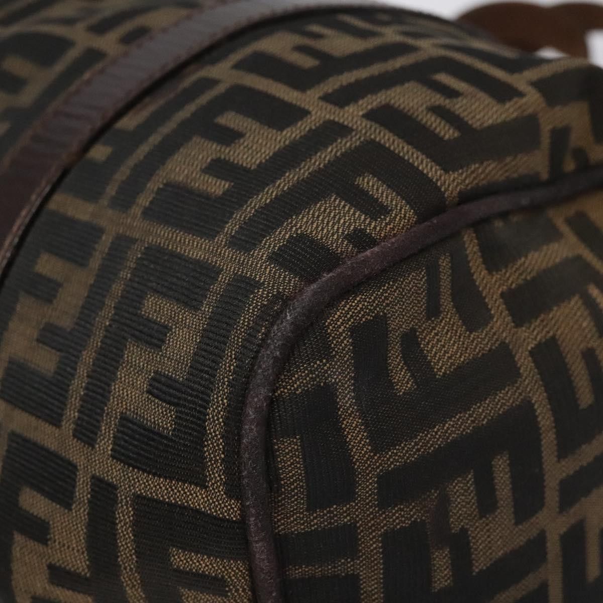 Fendi Zucchino Brown Canvas Handbag (Pre-Owned) Size ONE SIZE - 8 Thumbnail