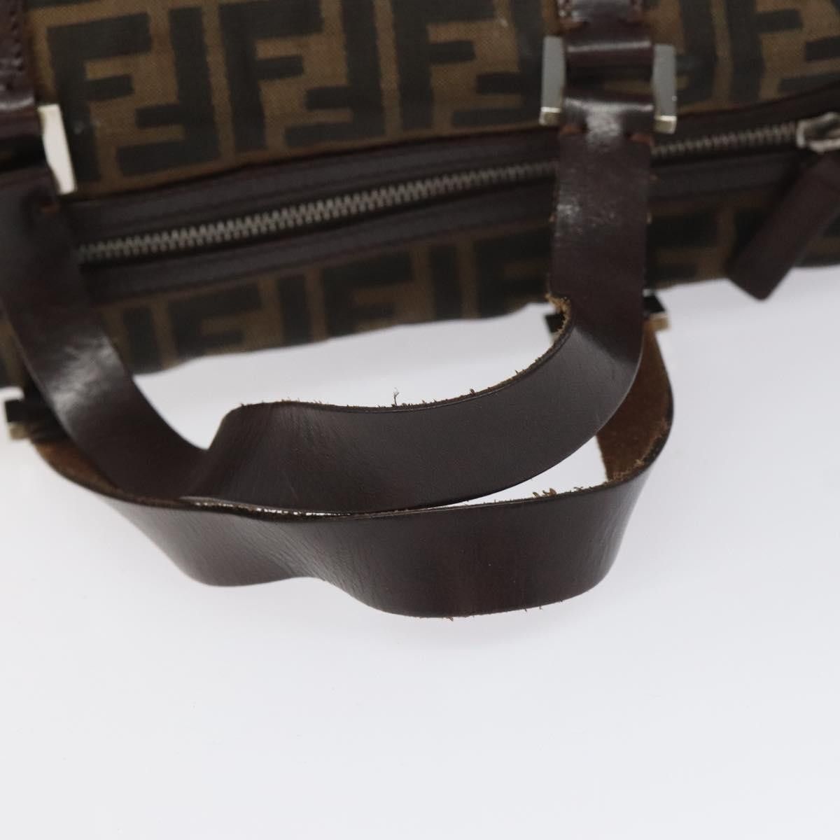 Fendi Zucchino Brown Canvas Handbag (Pre-Owned) Size ONE SIZE - 5 Thumbnail
