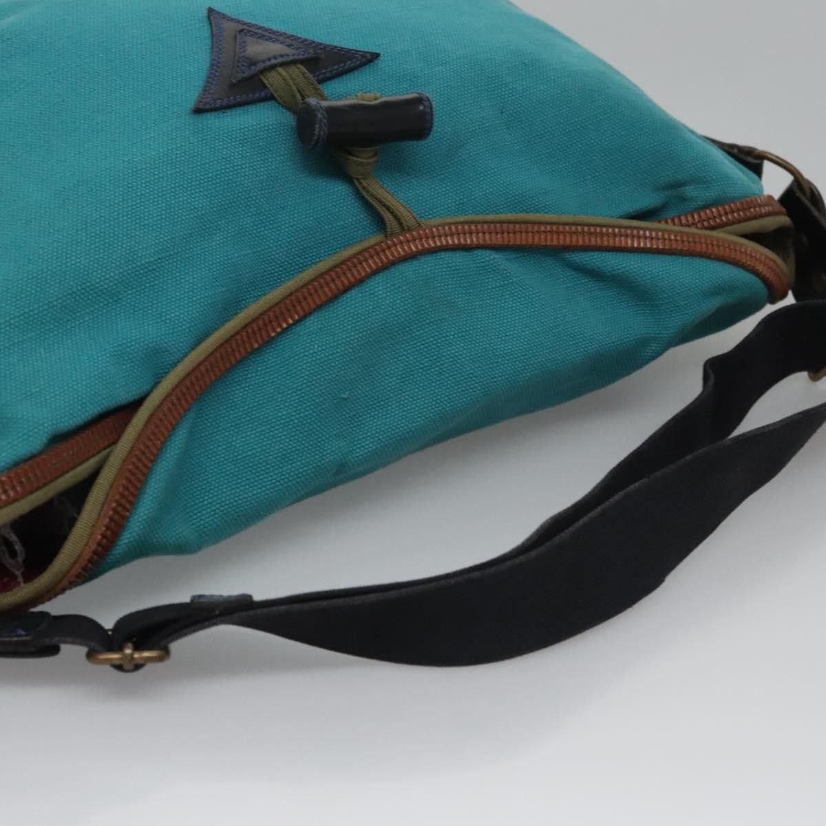 Bally Blue Canvas Handbag (Pre-Owned) Size ONE SIZE - 5 Thumbnail