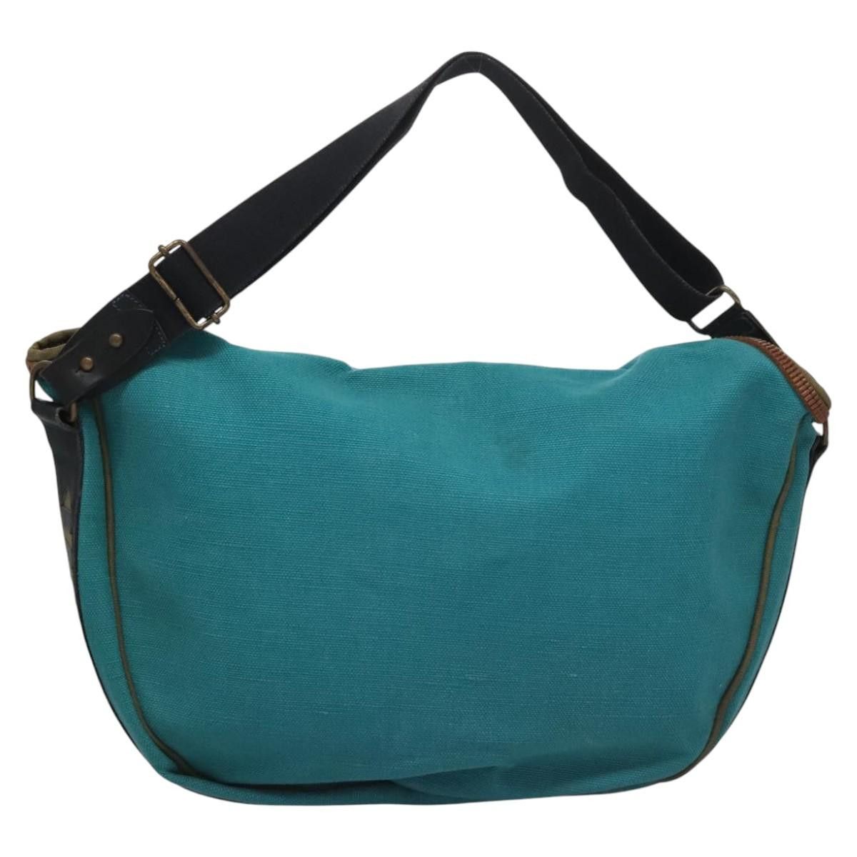 Bally Blue Canvas Handbag (Pre-Owned) Size ONE SIZE - 2 Thumbnail