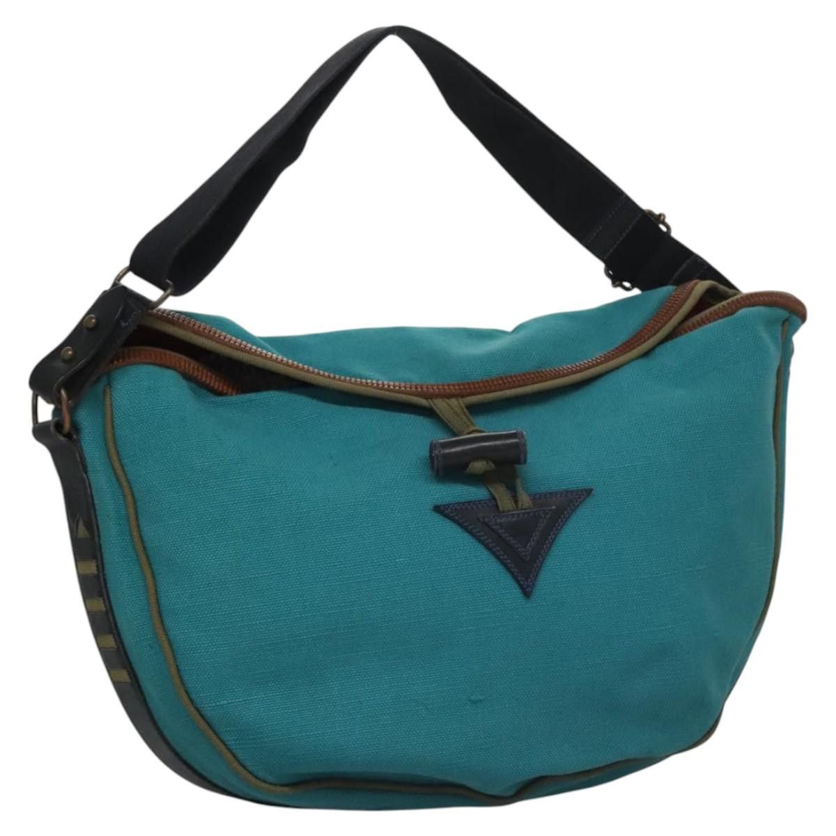 Bally Blue Canvas Handbag (Pre-Owned) Size ONE SIZE - 15 Thumbnail