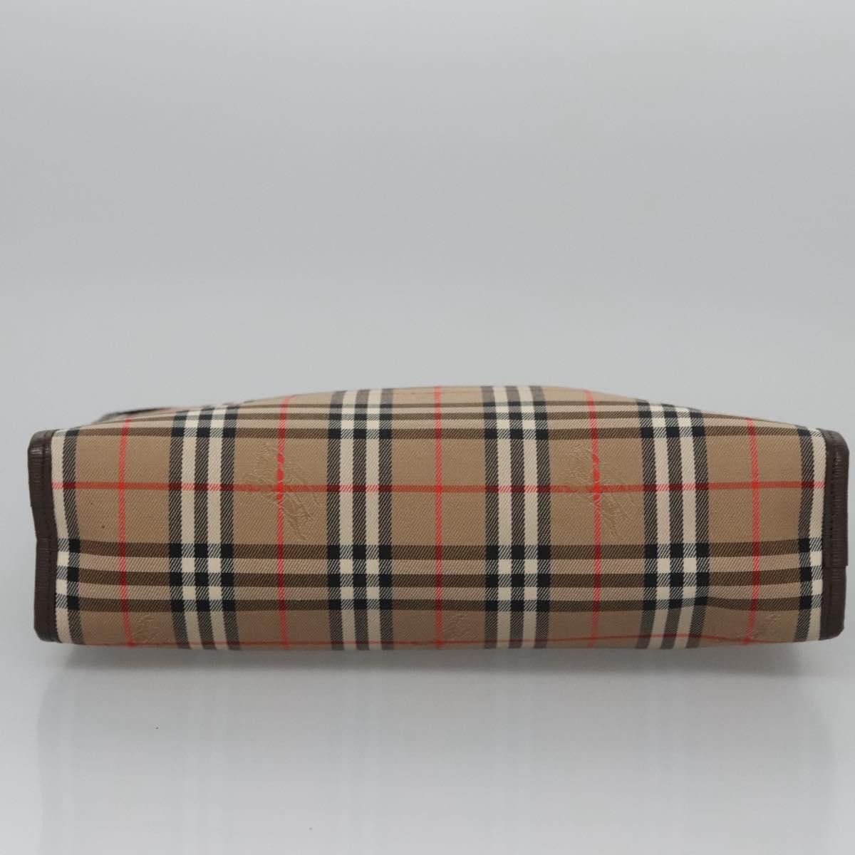 Burberry Nova Check Beige Canvas Clutch Bag (Pre-Owned) Size ONE SIZE - 15 Thumbnail