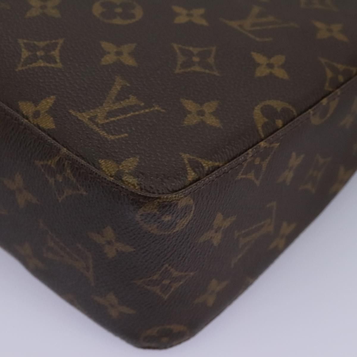 Louis Vuitton Looping Mm Brown Canvas Shoulder Bag (Pre-Owned) Size ONE SIZE - 8 Thumbnail