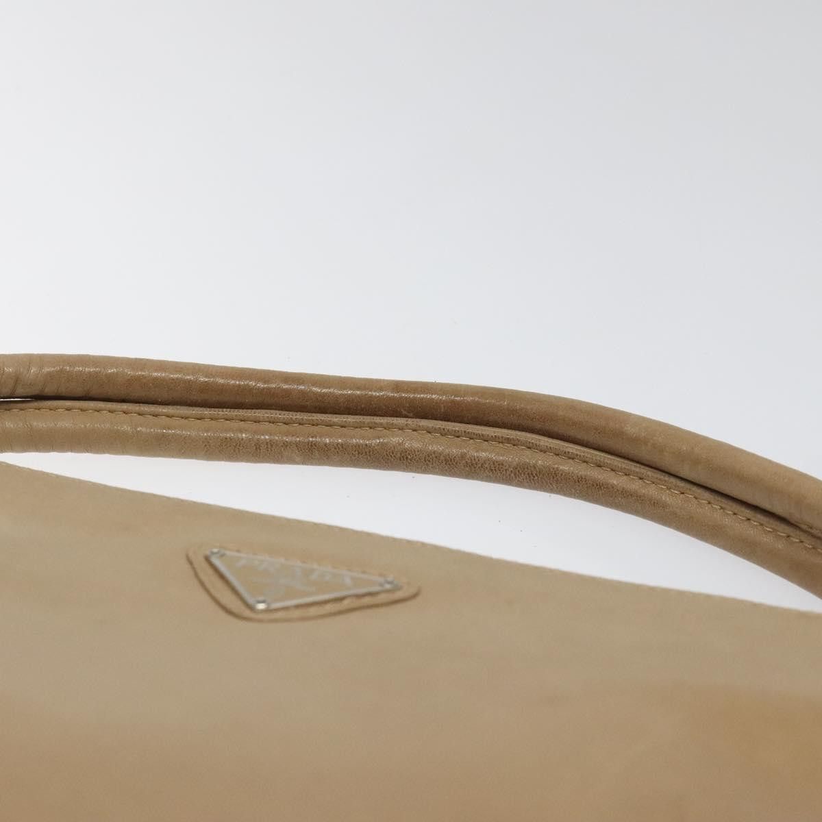 Prada Beige Leather Handbag (Pre-Owned) Size ONE SIZE - 15 Thumbnail