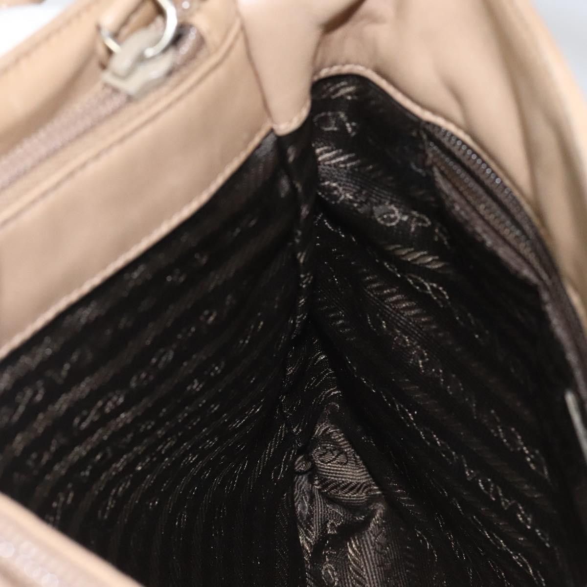 Prada Beige Leather Handbag (Pre-Owned) Size ONE SIZE - 20 Thumbnail