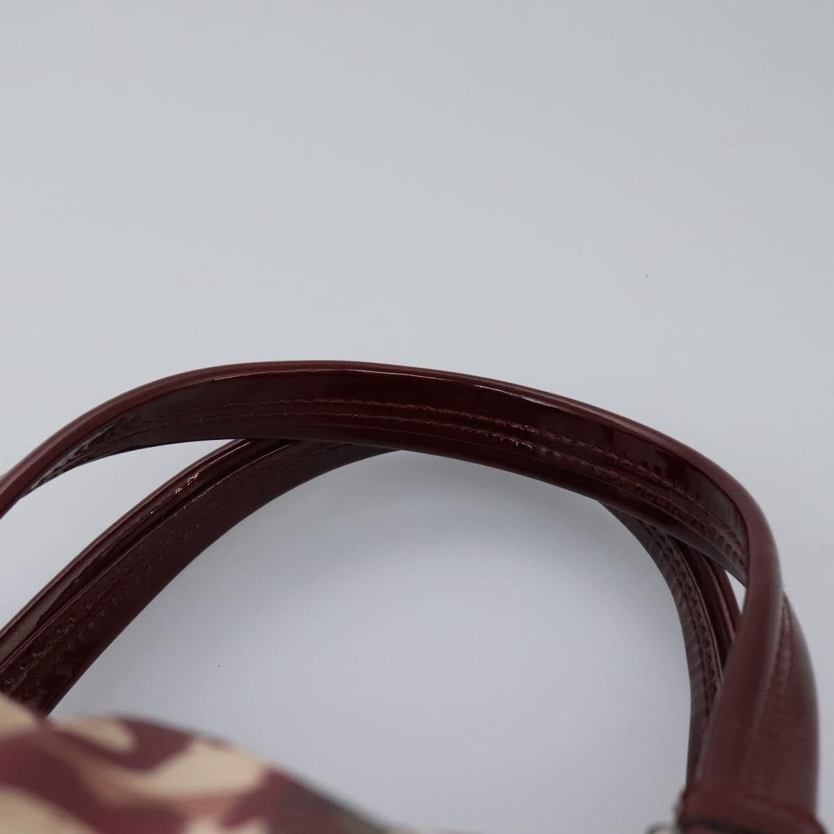 Burberry Heart Burgundy Canvas Travel Bag (Pre-Owned) Size ONE SIZE - 6 Thumbnail