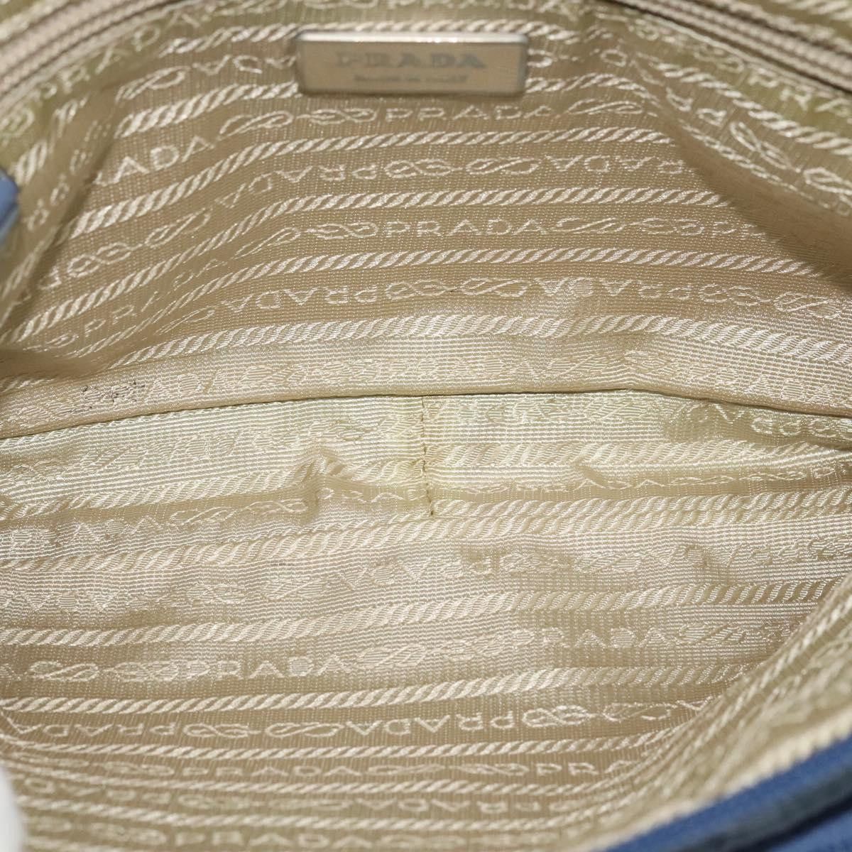 Prada Tessuto Blue Synthetic Shoulder Bag (Pre-Owned) Size ONE SIZE - 12 Thumbnail