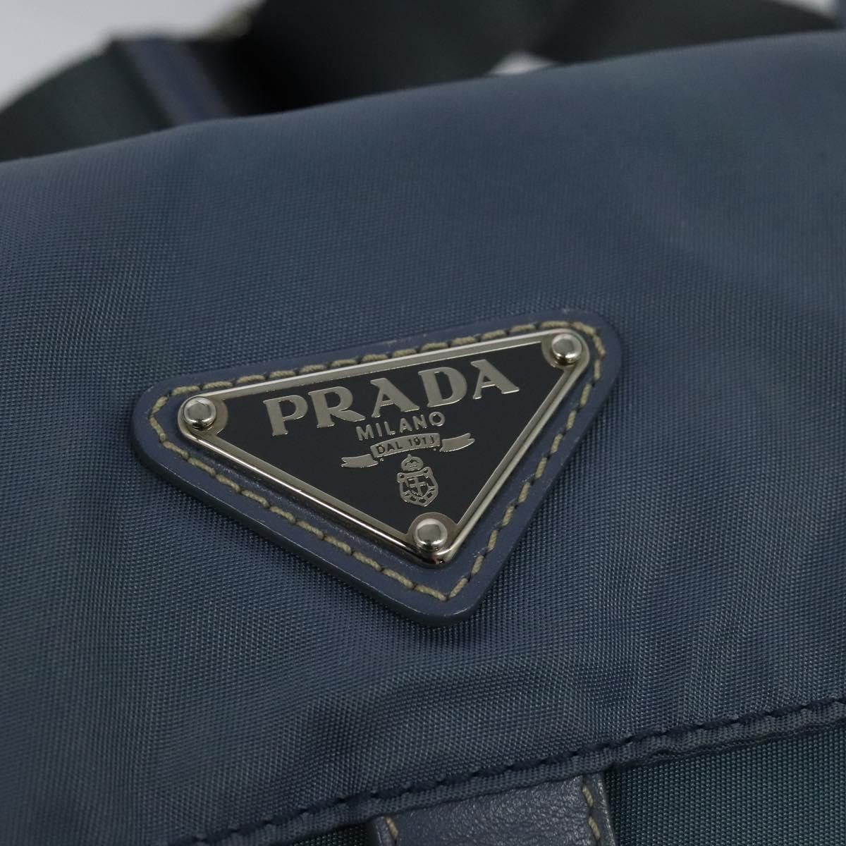 Prada Tessuto Blue Synthetic Shoulder Bag (Pre-Owned) Size ONE SIZE - 11 Thumbnail
