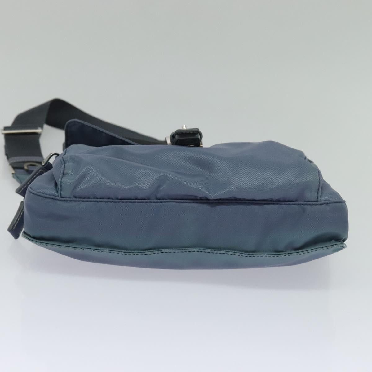 Prada Tessuto Blue Synthetic Shoulder Bag (Pre-Owned) Size ONE SIZE - 18 Thumbnail