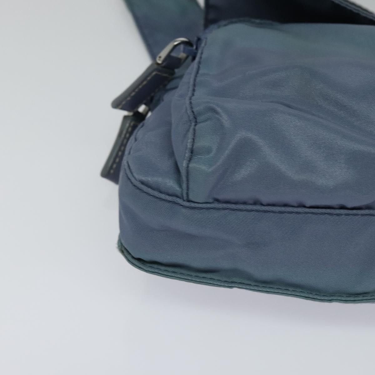 Prada Tessuto Blue Synthetic Shoulder Bag (Pre-Owned) Size ONE SIZE - 6 Thumbnail