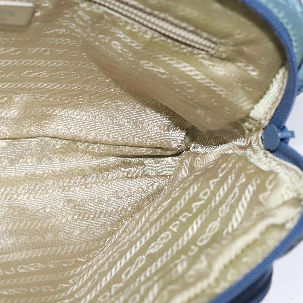 Prada Tessuto Blue Synthetic Shoulder Bag (Pre-Owned) Size ONE SIZE - 20 Thumbnail
