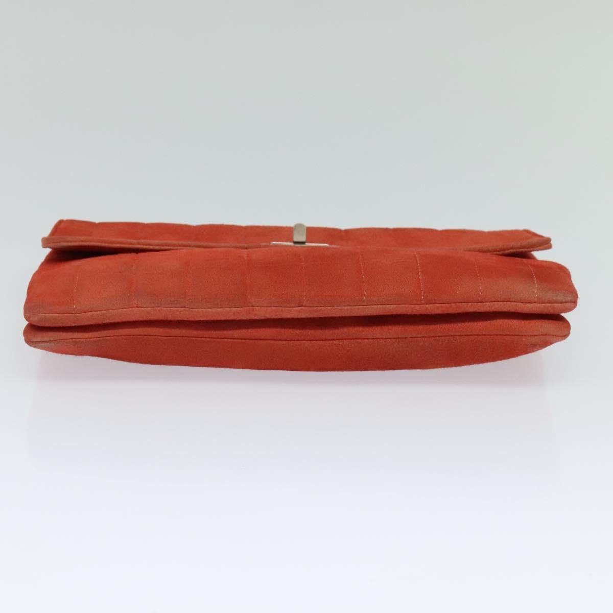 Chanel Chocolate Bar Red Suede Shoulder Bag (Pre-Owned) Size ONE SIZE - 17 Thumbnail
