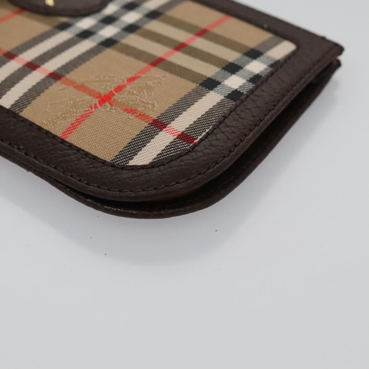 Burberry Nova Check Beige Canvas Wallet (Pre-Owned) Size ONE SIZE - 4 Thumbnail
