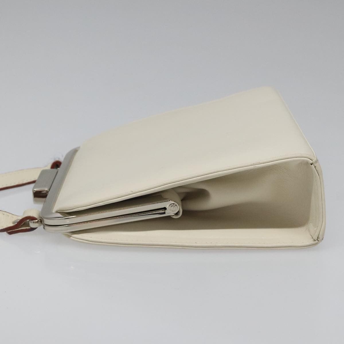 Burberry White Leather Shoulder Bag (Pre-Owned) Size ONE SIZE - 4 Thumbnail