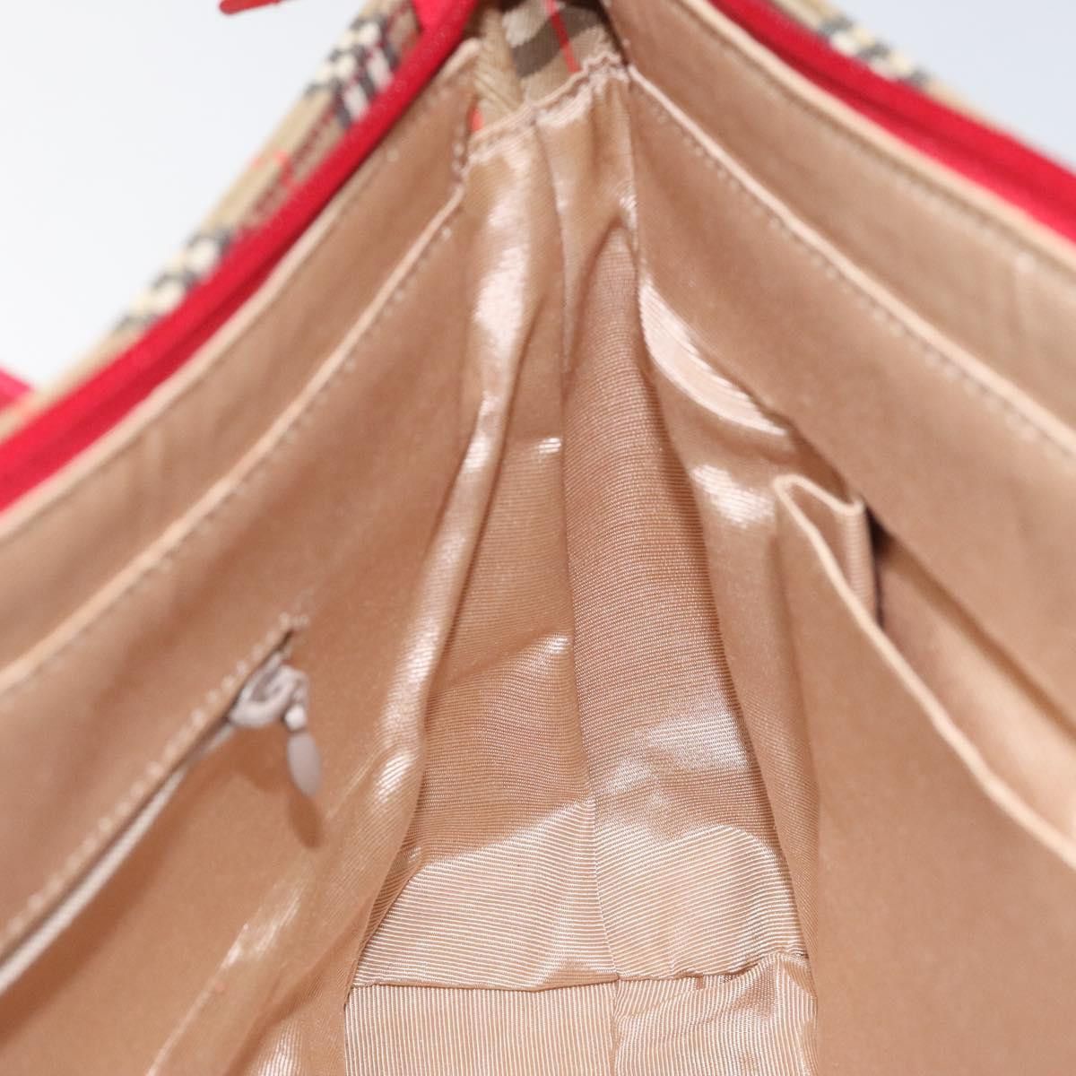 Burberry Nova Check Beige Canvas Handbag (Pre-Owned) Size ONE SIZE - 18 Thumbnail