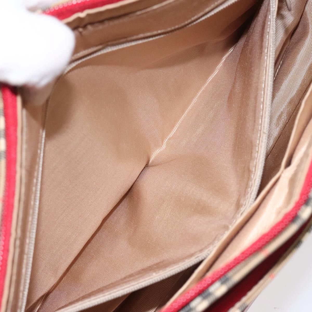 Burberry Nova Check Beige Canvas Handbag (Pre-Owned) Size ONE SIZE - 20 Thumbnail
