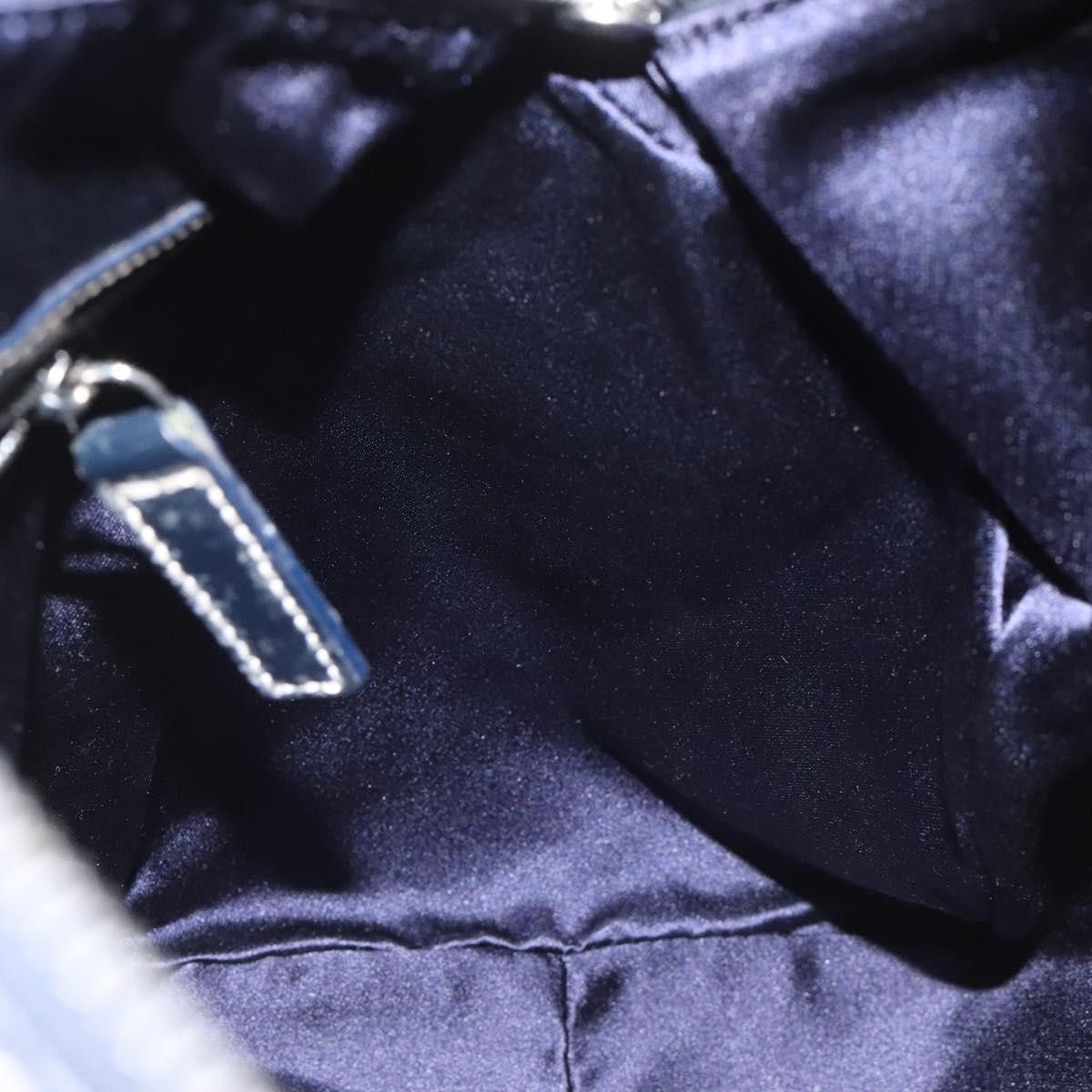Fendi Zucchino Navy Canvas Handbag (Pre-Owned) Size ONE SIZE - 18 Thumbnail