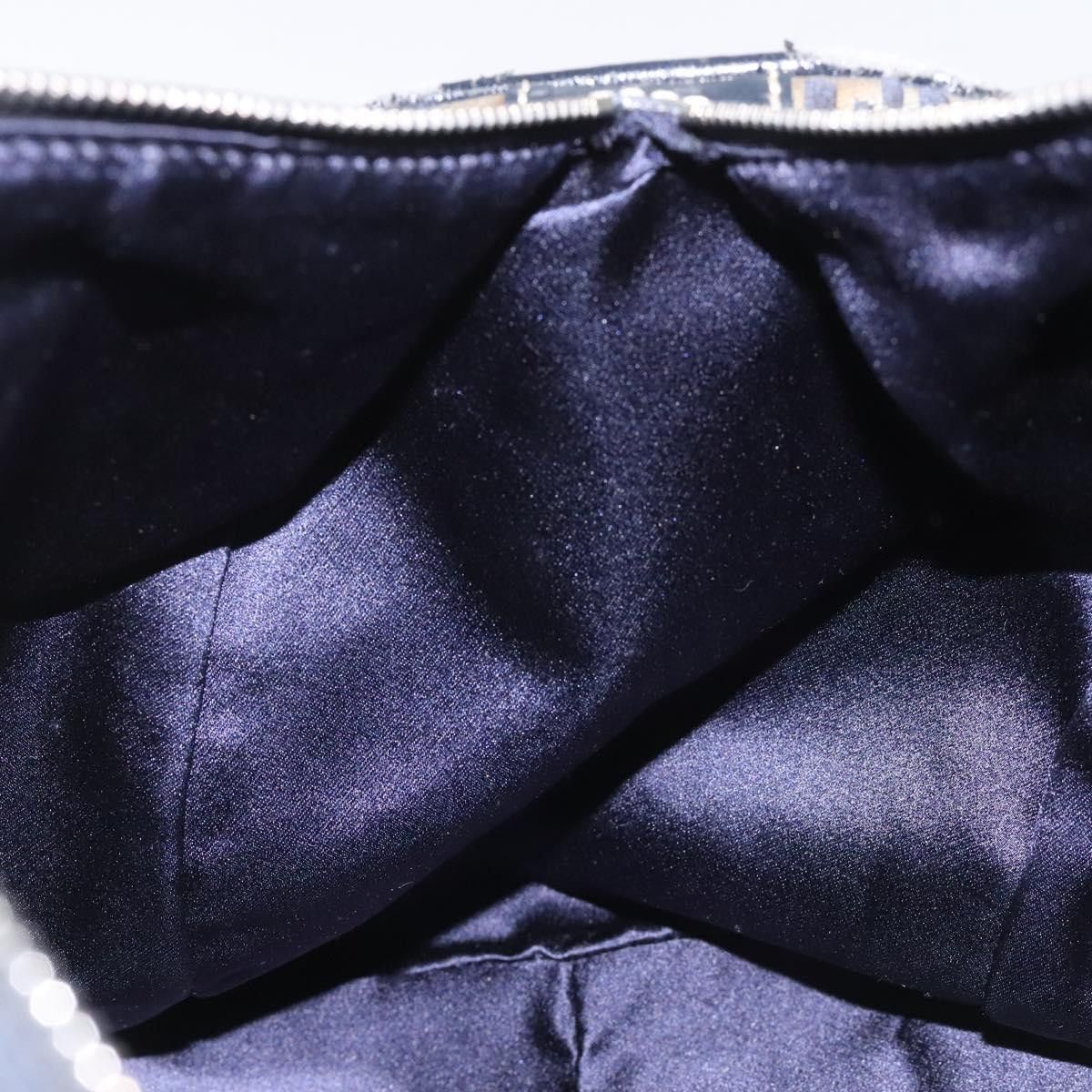 Fendi Zucchino Navy Canvas Handbag (Pre-Owned) Size ONE SIZE - 16 Thumbnail