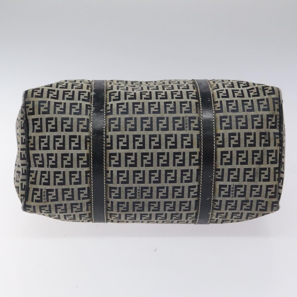 Fendi Zucchino Navy Canvas Handbag (Pre-Owned) Size ONE SIZE - 7 Thumbnail