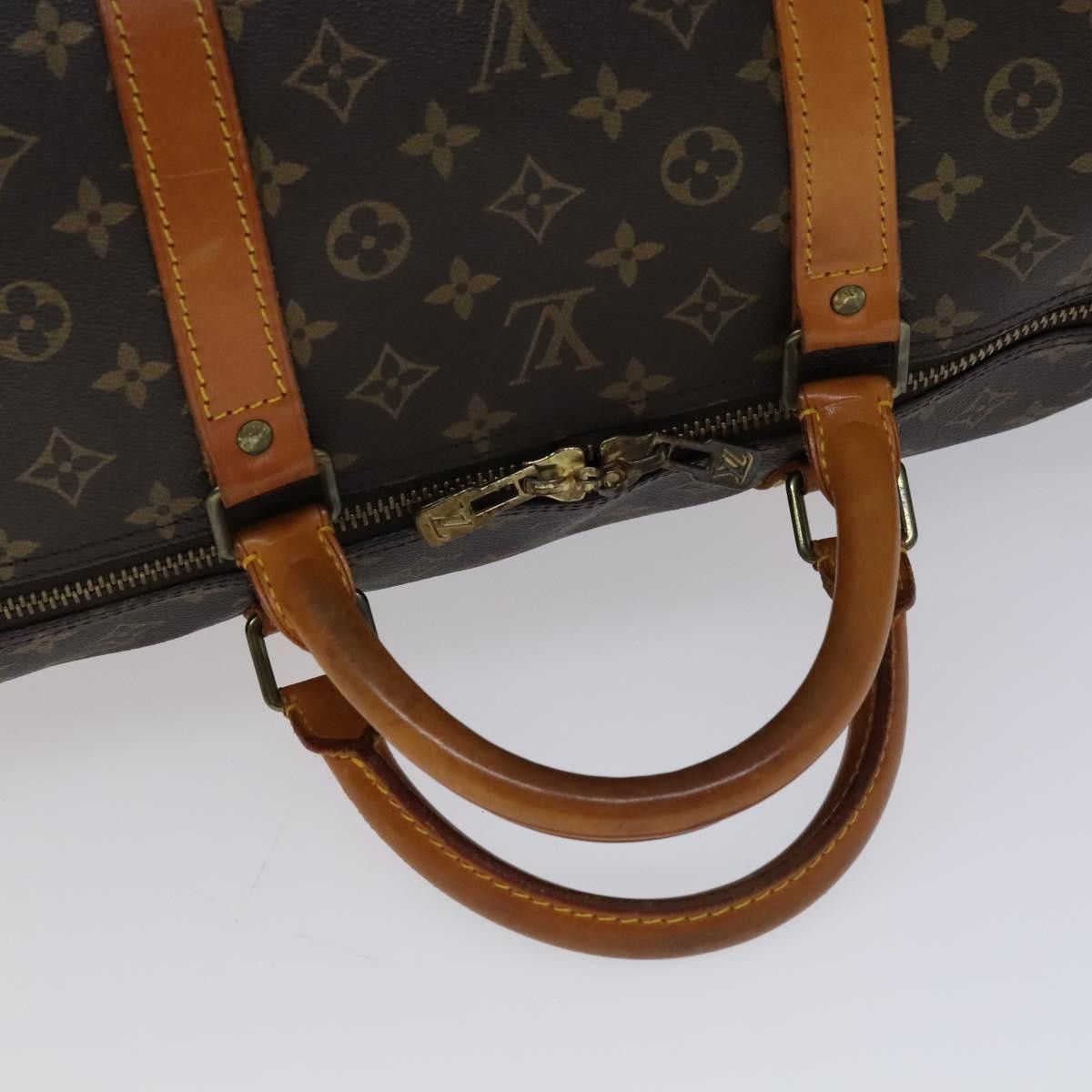 Louis Vuitton Keepall 60 Brown Canvas Travel Bag (Pre-Owned) Size ONE SIZE - 5 Thumbnail