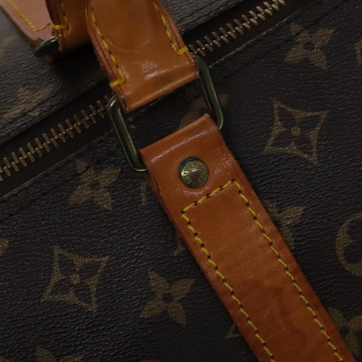 Louis Vuitton Keepall 60 Brown Canvas Travel Bag (Pre-Owned) Size ONE SIZE - 14 Thumbnail