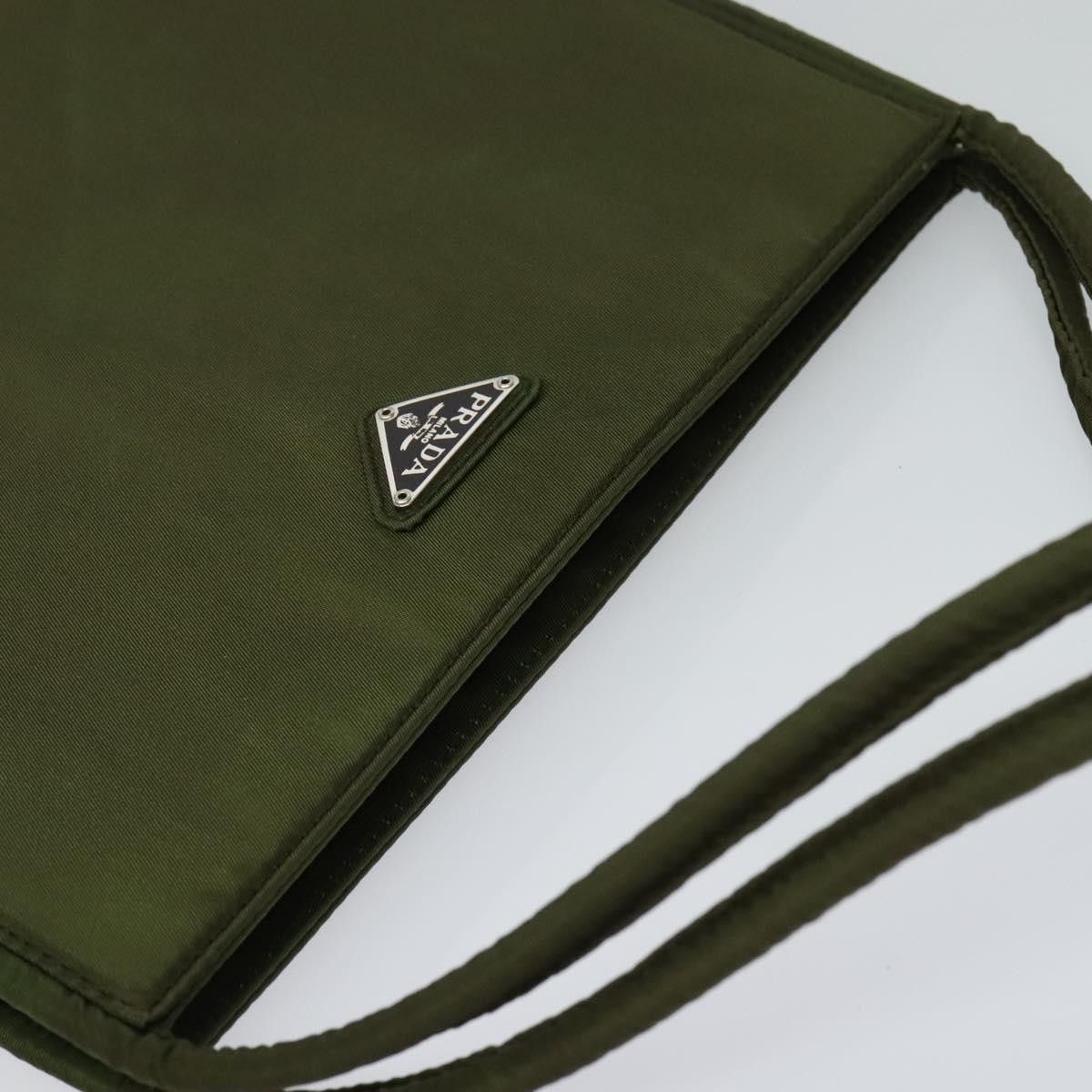 Prada Vitello Khaki Synthetic Handbag (Pre-Owned) Size ONE SIZE - 5 Thumbnail