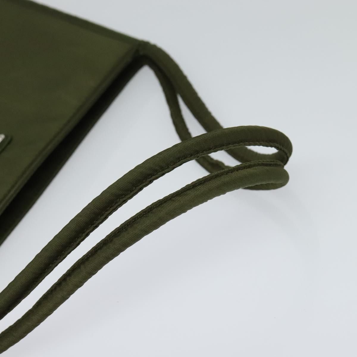 Prada Vitello Khaki Synthetic Handbag (Pre-Owned) Size ONE SIZE - 6 Thumbnail