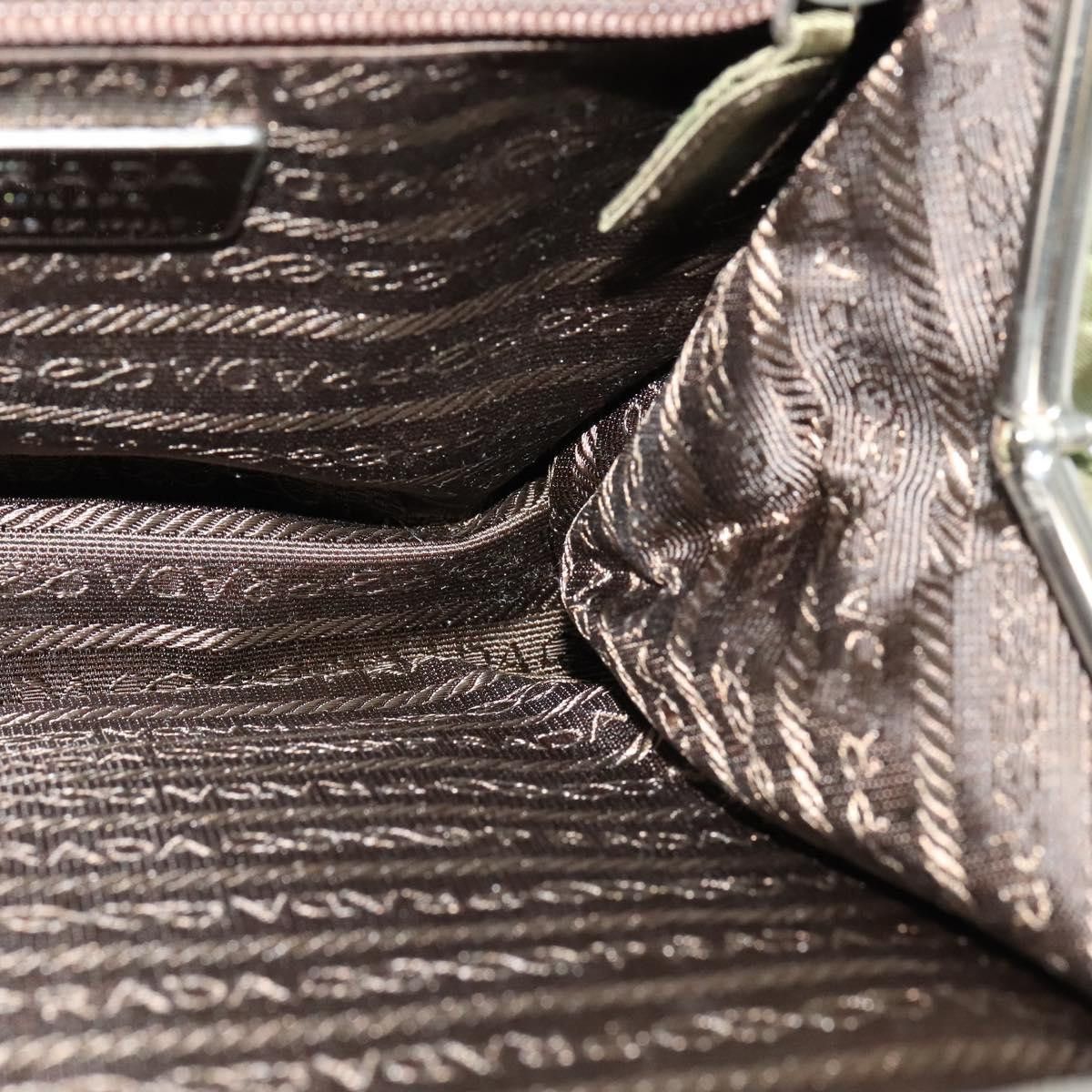 Prada Vitello Khaki Synthetic Handbag (Pre-Owned) Size ONE SIZE - 15 Thumbnail