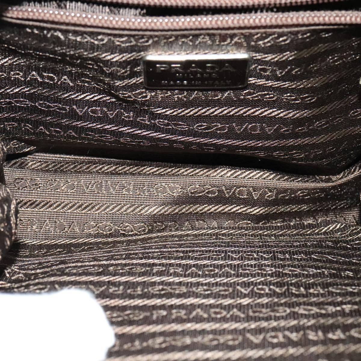 Prada Vitello Khaki Synthetic Handbag (Pre-Owned) Size ONE SIZE - 17 Thumbnail