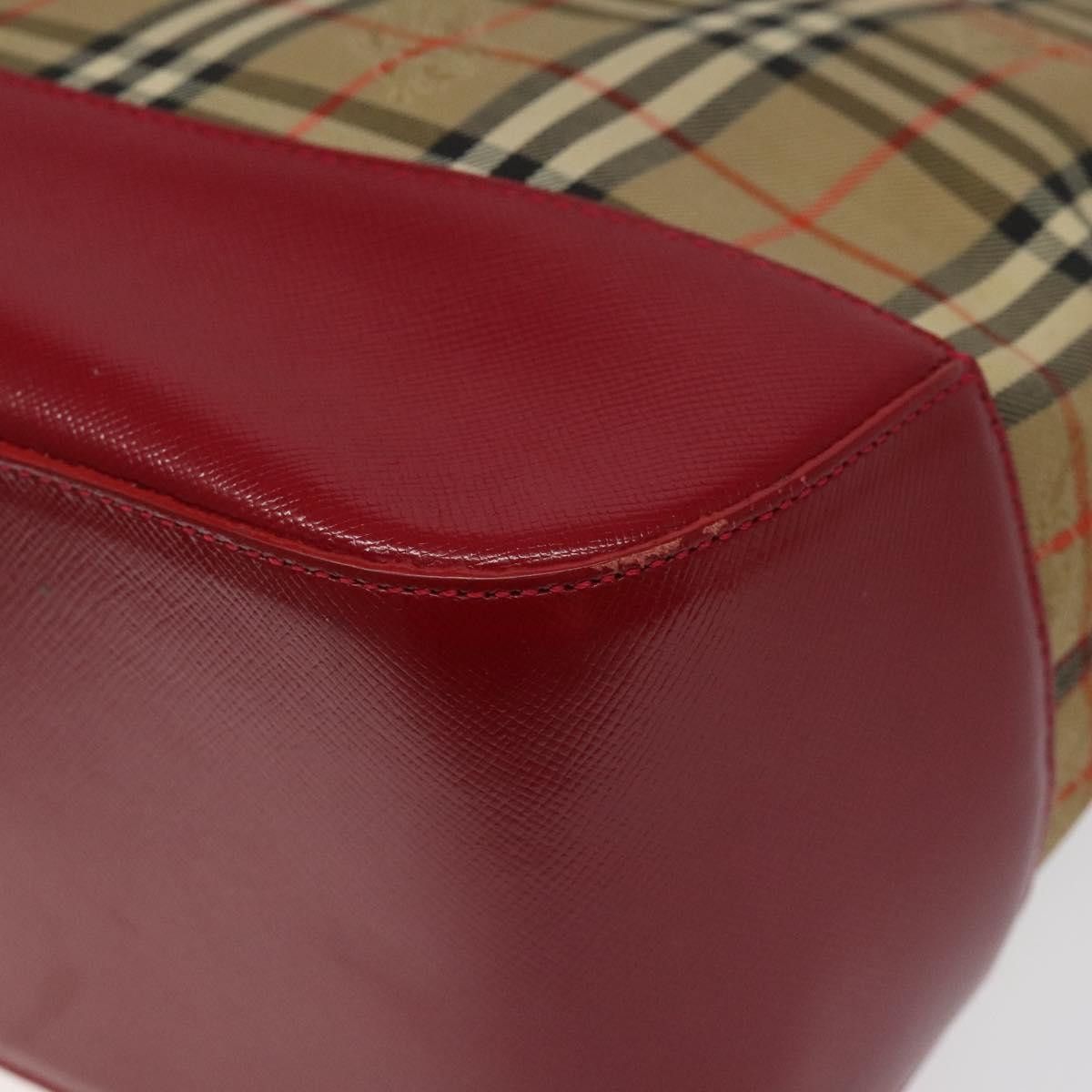 Burberry Nova Check Beige Canvas Handbag (Pre-Owned) Size ONE SIZE - 9 Thumbnail