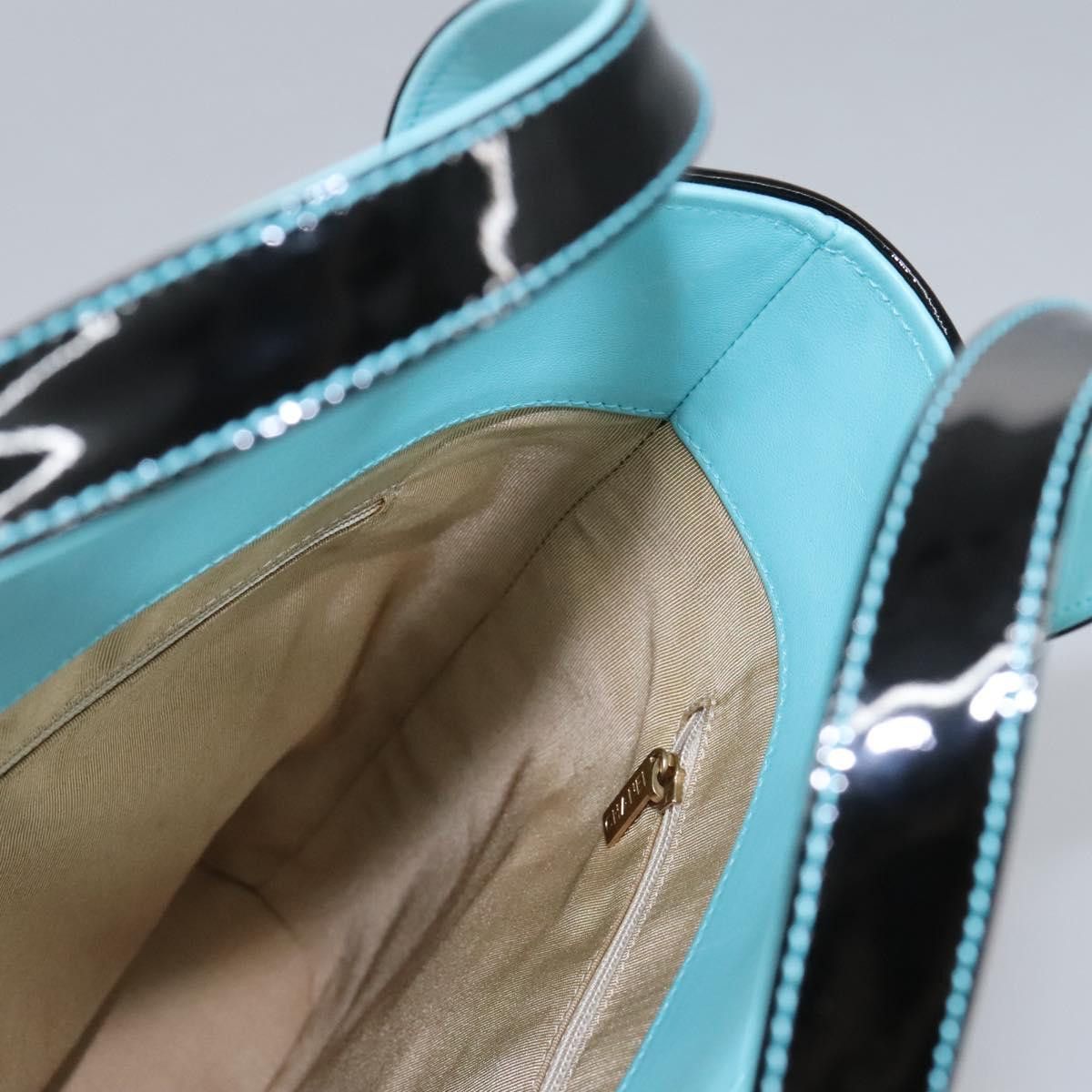 Chanel Paris Biarritz Green Patent Leather Handbag (Pre-Owned) Size ONE SIZE - 19 Thumbnail