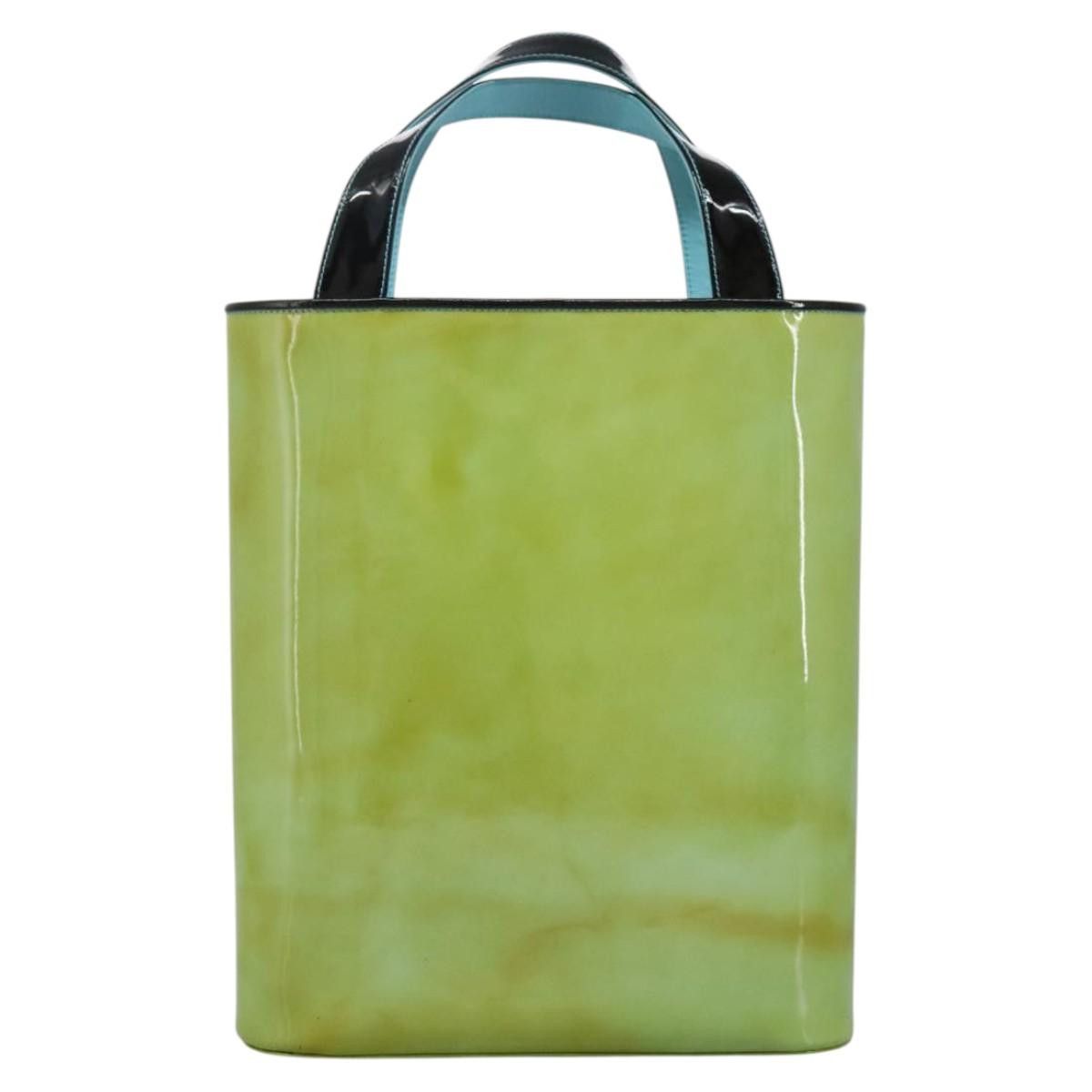 Chanel Paris Biarritz Green Patent Leather Handbag (Pre-Owned) Size ONE SIZE - 2 Thumbnail