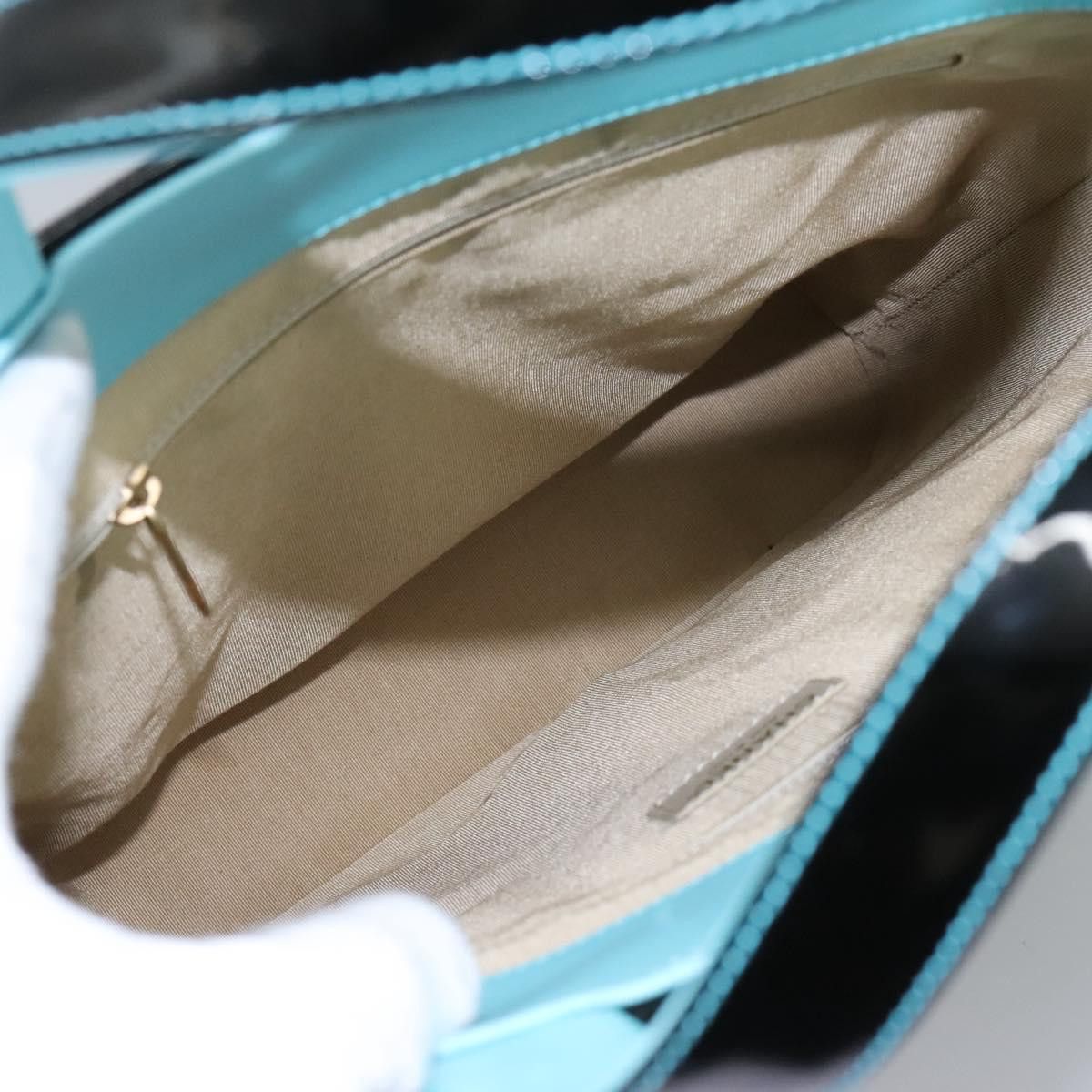 Chanel Paris Biarritz Green Patent Leather Handbag (Pre-Owned) Size ONE SIZE - 20 Thumbnail