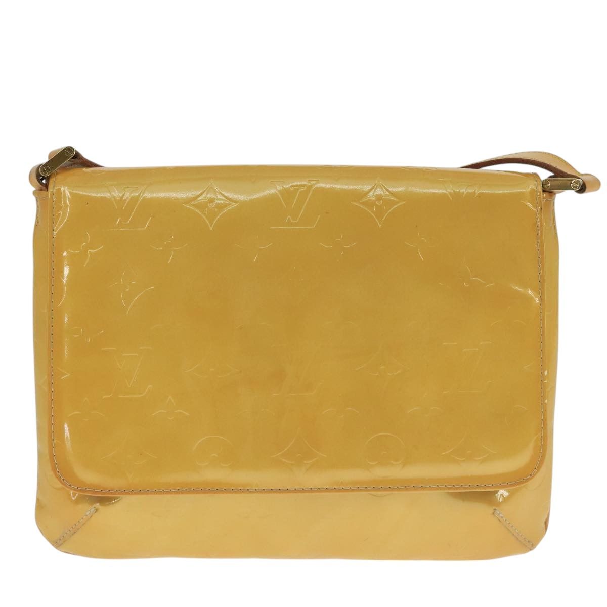 Louis Vuitton Thompson Street Beige Patent Leather Shoulder Bag Size ONE SIZE - 17 Thumbnail
