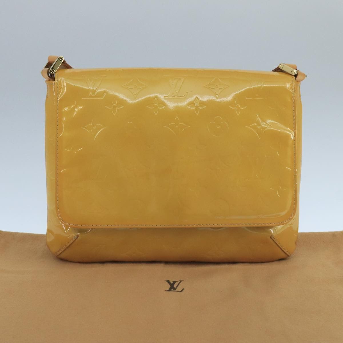 Louis Vuitton Thompson Street Beige Patent Leather Shoulder Bag Size ONE SIZE - 15 Thumbnail