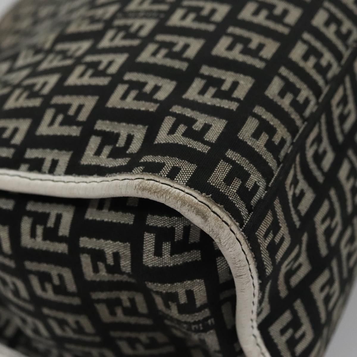 Fendi Zucchino Black Canvas Handbag (Pre-Owned) Size ONE SIZE - 11 Thumbnail