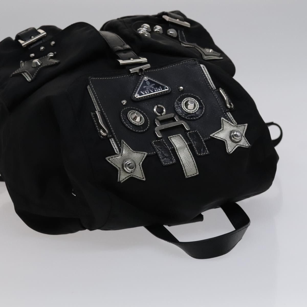 Prada Robot Black Synthetic Backpack Bag (Pre-Owned) Size ONE SIZE - 17 Thumbnail