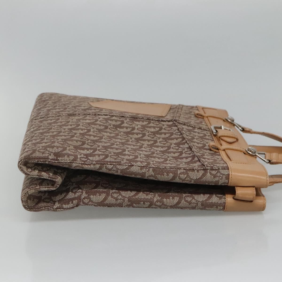 Dior Trotter Brown Canvas Tote Bag (Pre-Owned) Size ONE SIZE - 4 Thumbnail