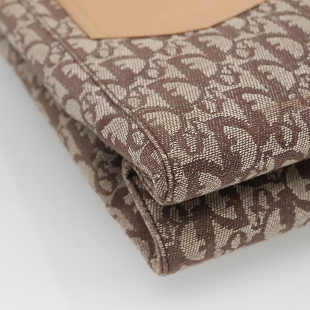 Dior Trotter Brown Canvas Tote Bag (Pre-Owned) Size ONE SIZE - 10 Thumbnail