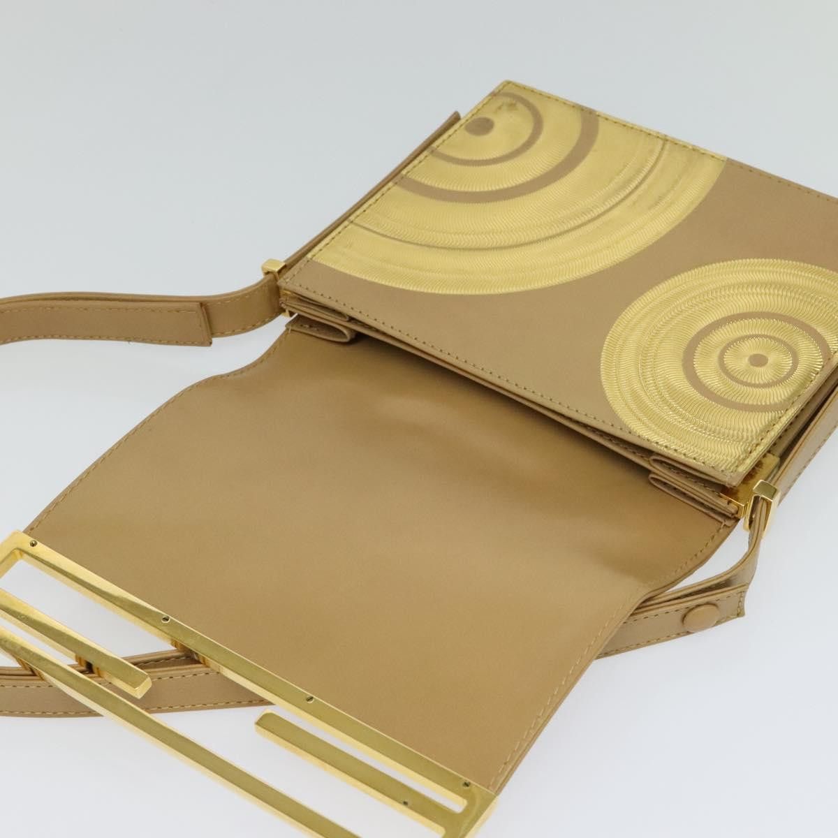 Fendi Gold Leather Shoulder Bag (Pre-Owned) Size ONE SIZE - 19 Thumbnail
