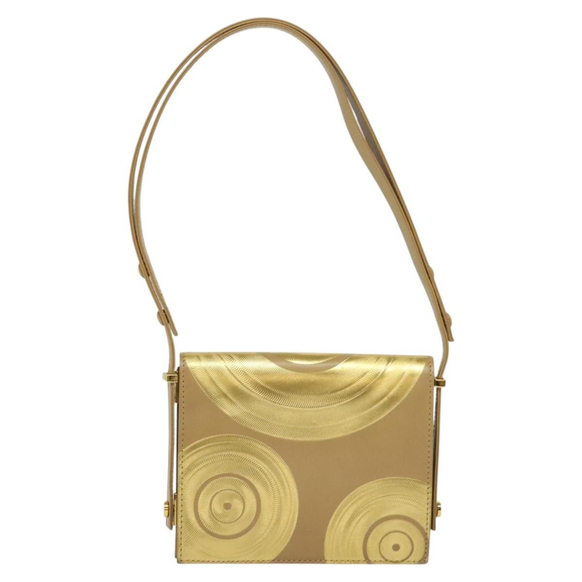 Fendi Gold Leather Shoulder Bag (Pre-Owned) Size ONE SIZE - 2 Thumbnail