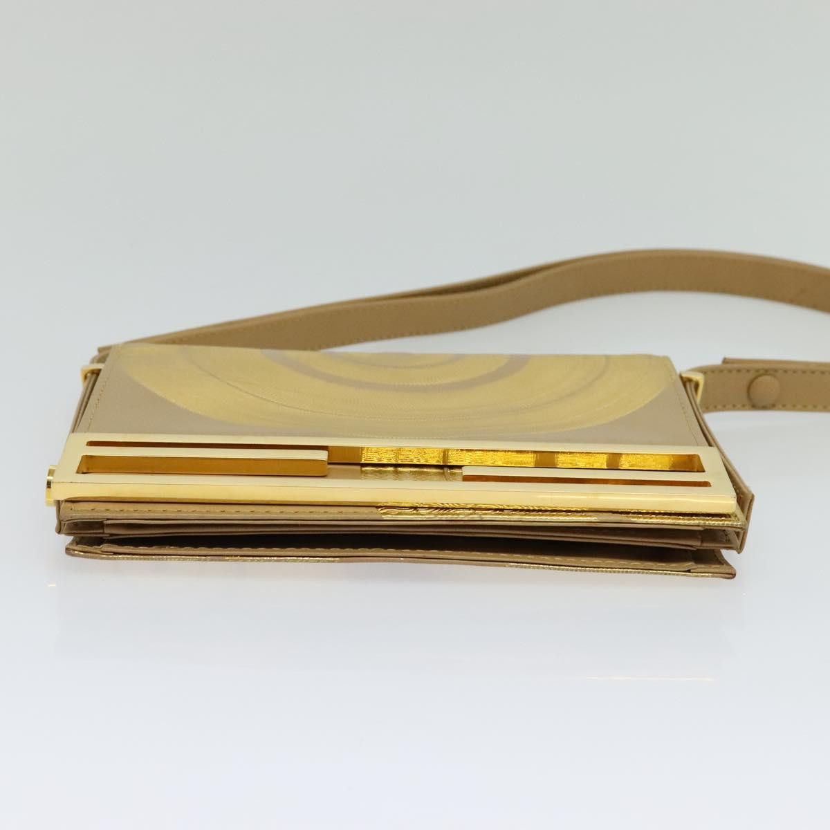 Fendi Gold Leather Shoulder Bag (Pre-Owned) Size ONE SIZE - 10 Thumbnail