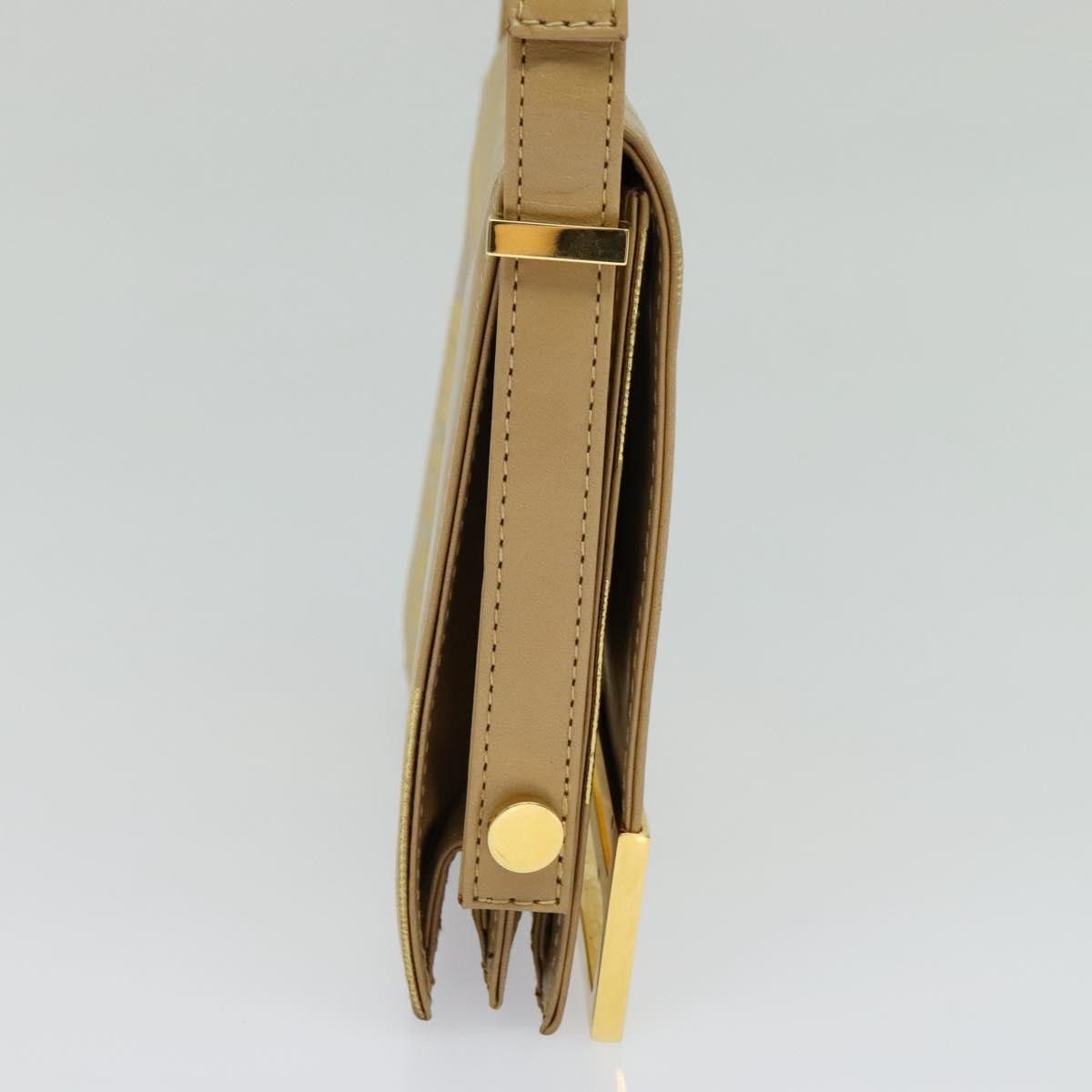 Fendi Gold Leather Shoulder Bag (Pre-Owned) Size ONE SIZE - 3 Thumbnail