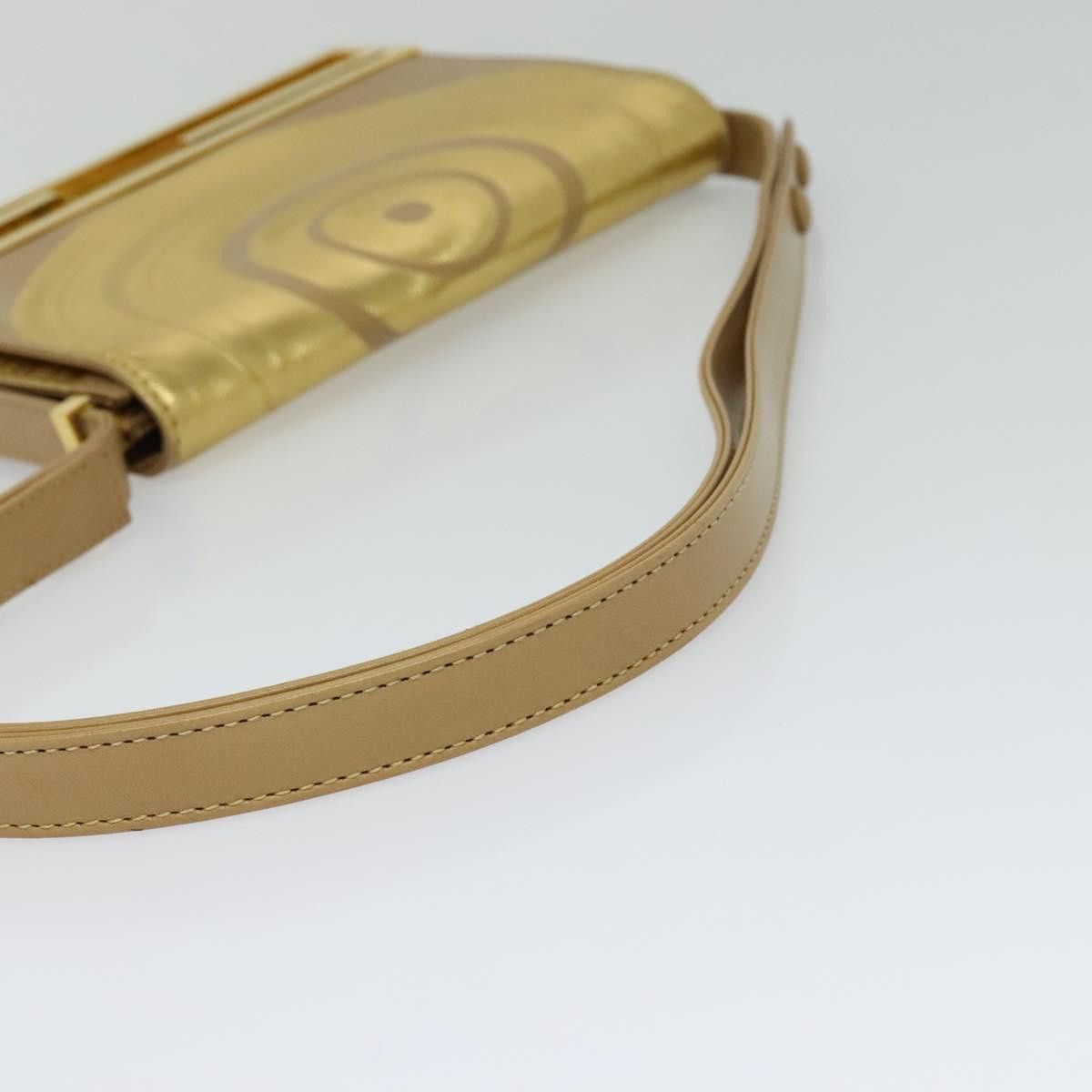 Fendi Gold Leather Shoulder Bag (Pre-Owned) Size ONE SIZE - 5 Thumbnail
