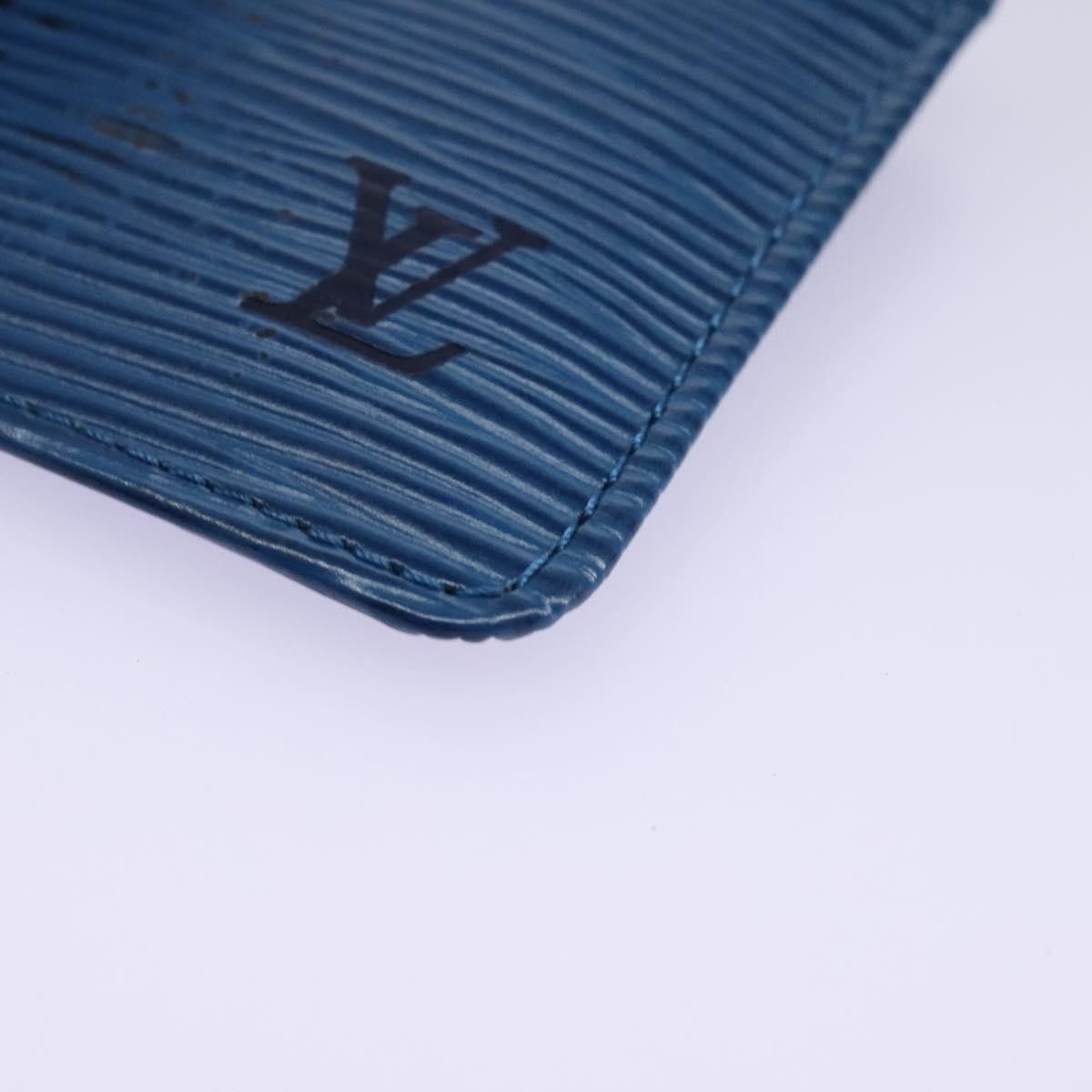 Louis Vuitton Pochette Clés Blue Leather Wallet (Pre-Owned) Size ONE SIZE - 9 Thumbnail