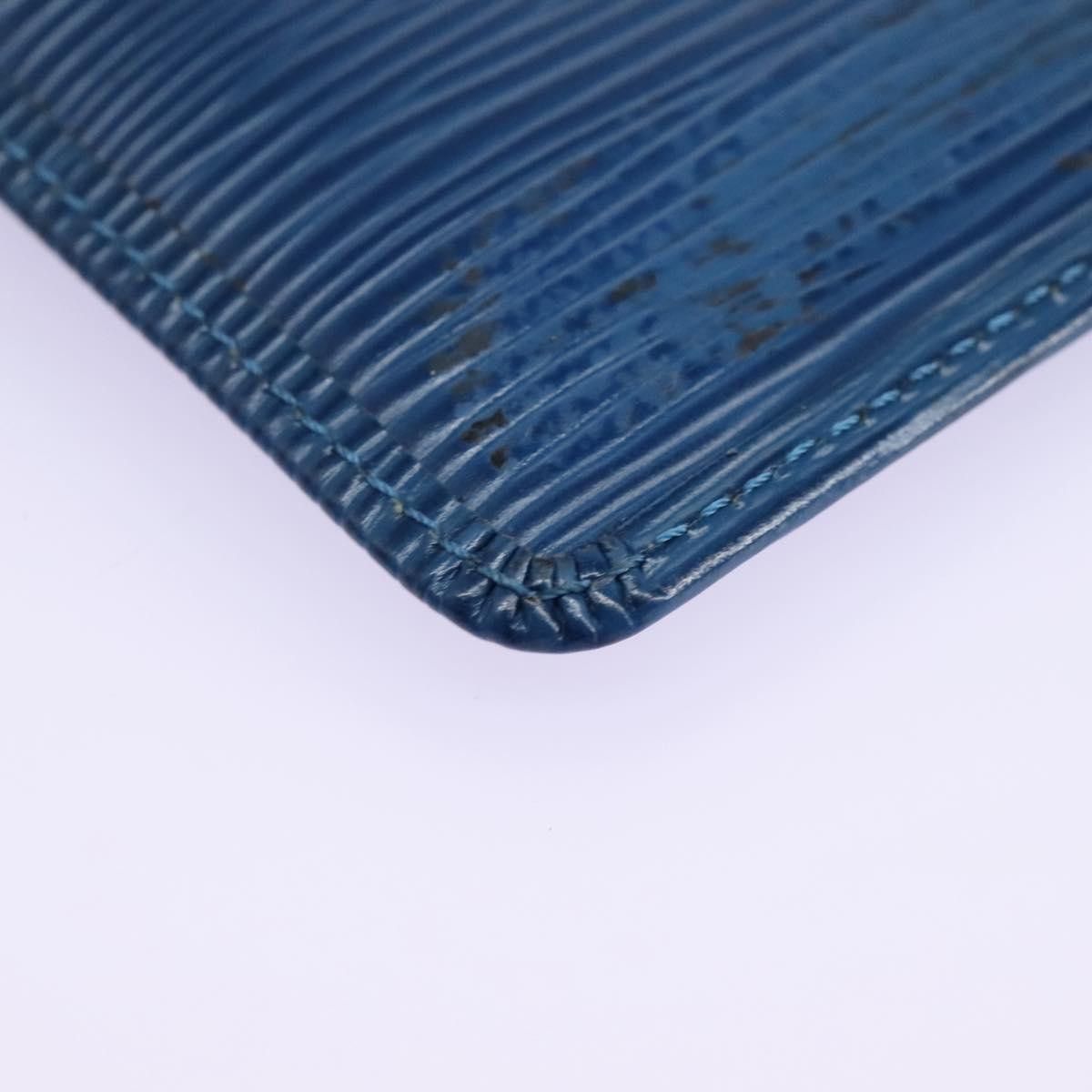 Louis Vuitton Pochette Clés Blue Leather Wallet (Pre-Owned) Size ONE SIZE - 6 Thumbnail