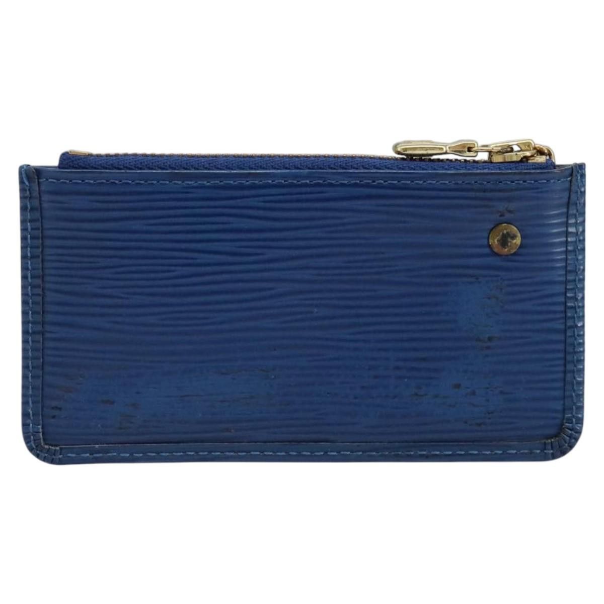 Louis Vuitton Pochette Clés Blue Leather Wallet (Pre-Owned) Size ONE SIZE - 2 Thumbnail