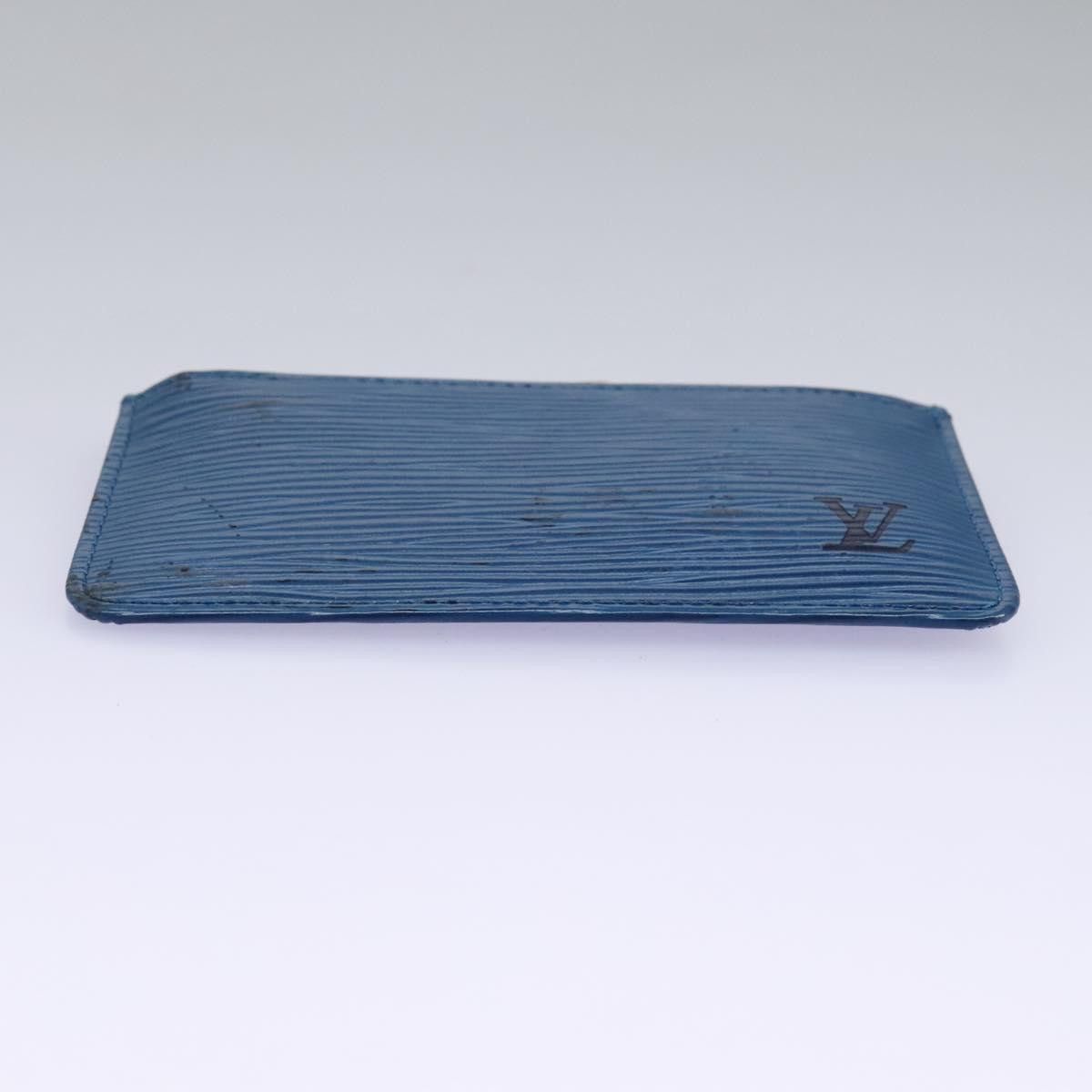 Louis Vuitton Pochette Clés Blue Leather Wallet (Pre-Owned) Size ONE SIZE - 17 Thumbnail